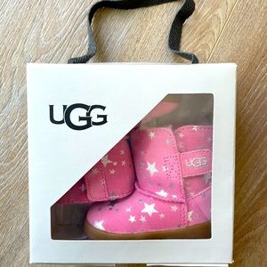 Pink UGG boots, size 2/3 6-12mo